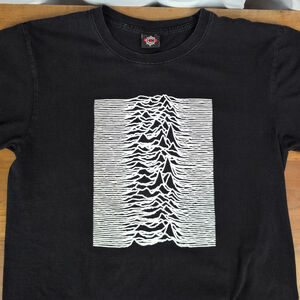 Vintage The GTS Tagged Unknown Pleasures Radio Waves Image Shirt Medium